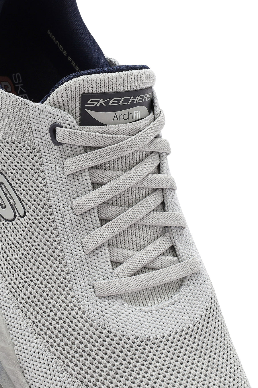Skechers Erkek Gri Arch Fit Orvan - Kincade Bağcıklı Kalın Tabanlı Sneaker