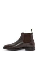 Men's Brown Leather Chelsea Boots | Derimod