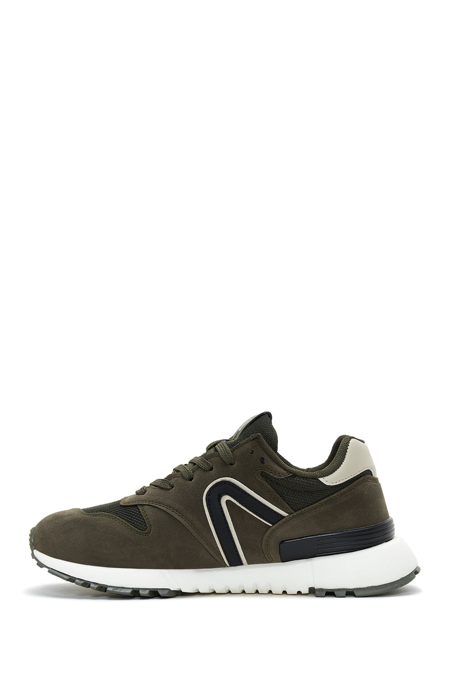 Men's Khaki Suede Leather Sneaker