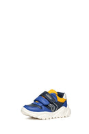 Geox Baby Boy Navy Blue Ciufciuf Banded Leather Sneaker | Derimod