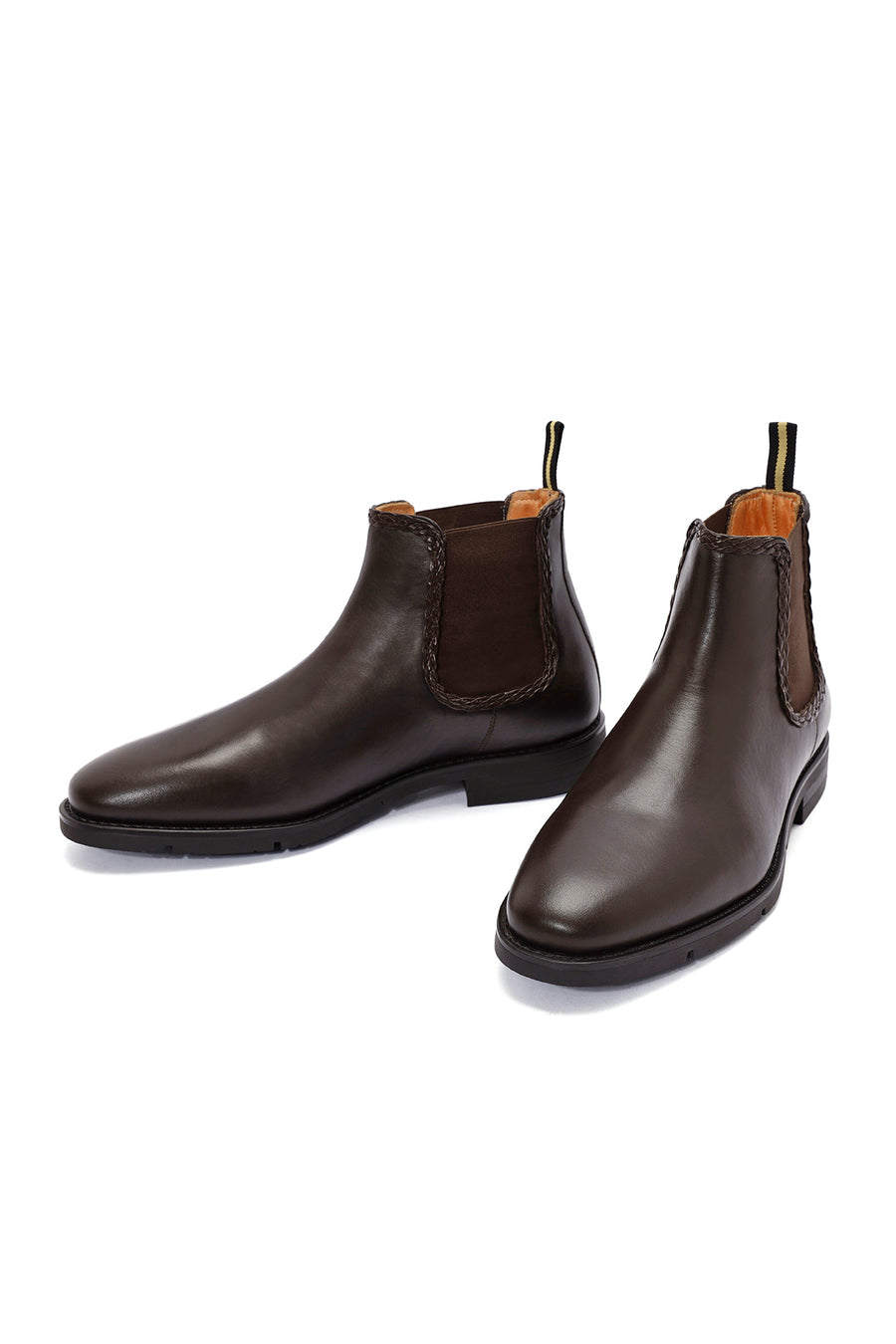 Men's Brown Leather Chelsea Boots