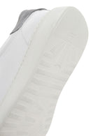 Men's White Lace-up Leather Sneaker | Derimod