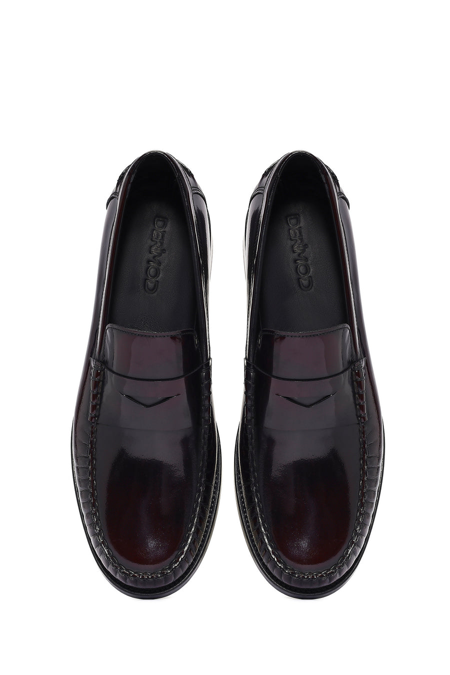 Men's Burgundy Leather Classic Loafer