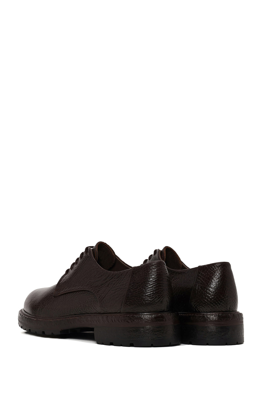 Male Brown Lace-up Leather Casual Shoes