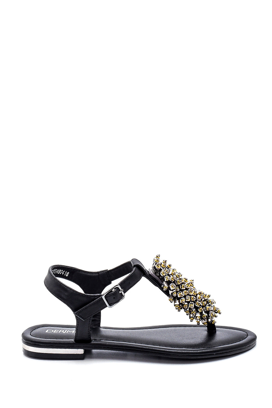 Women's Bead Detailed Sandals 21SFE490418 | Derimod