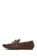 Men's Brown Leather Loafer | Derimod