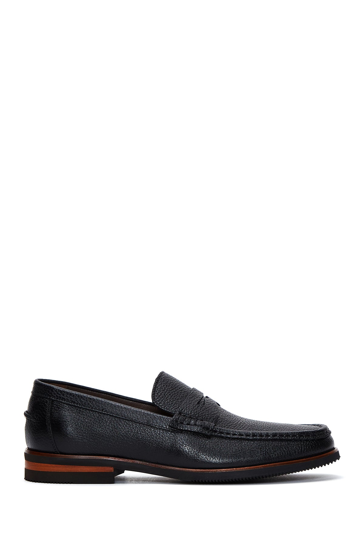 Erkek Siyah Deri Casual Loafer 23WFD6751FT | Derimod