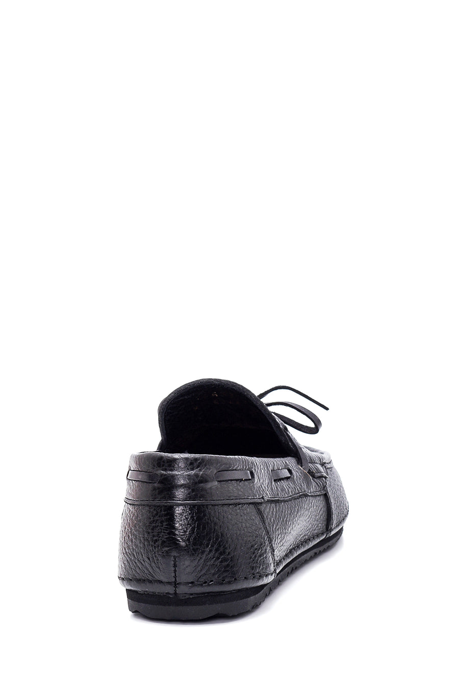 Men's Black Leather Loafer