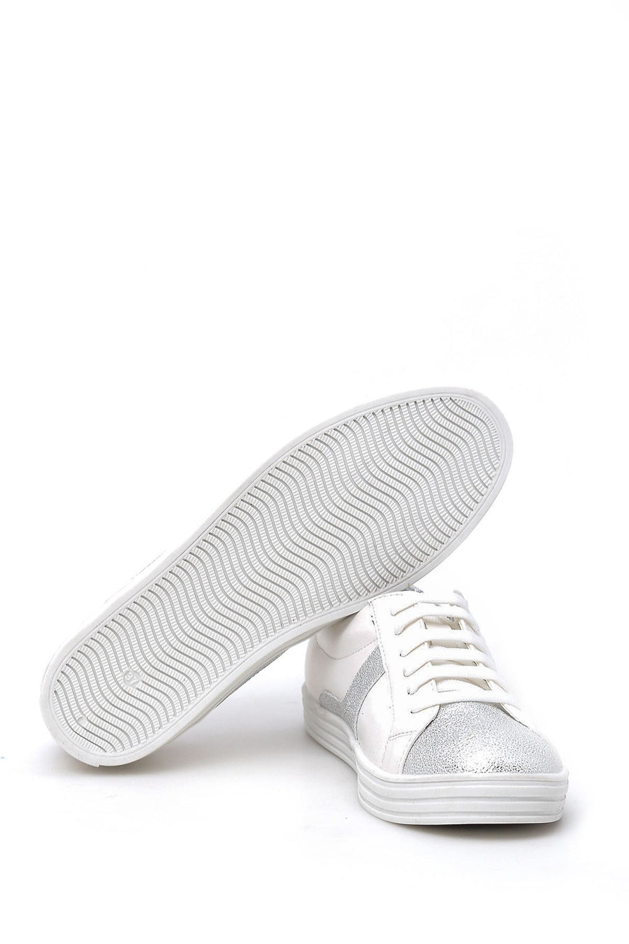 Kadın Lame Detaylı Sneaker