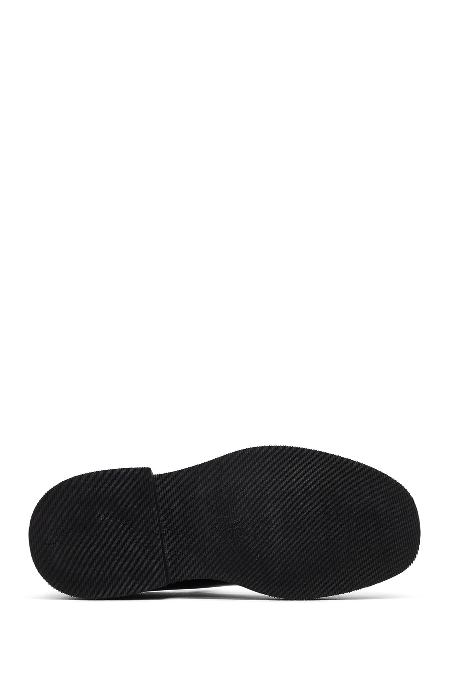Woman Black Buckled Leather Shoes