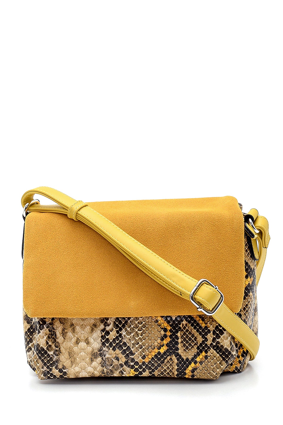 Kadın Yılan Desenli Omuz Çantası 21SBD241914 | Derimod