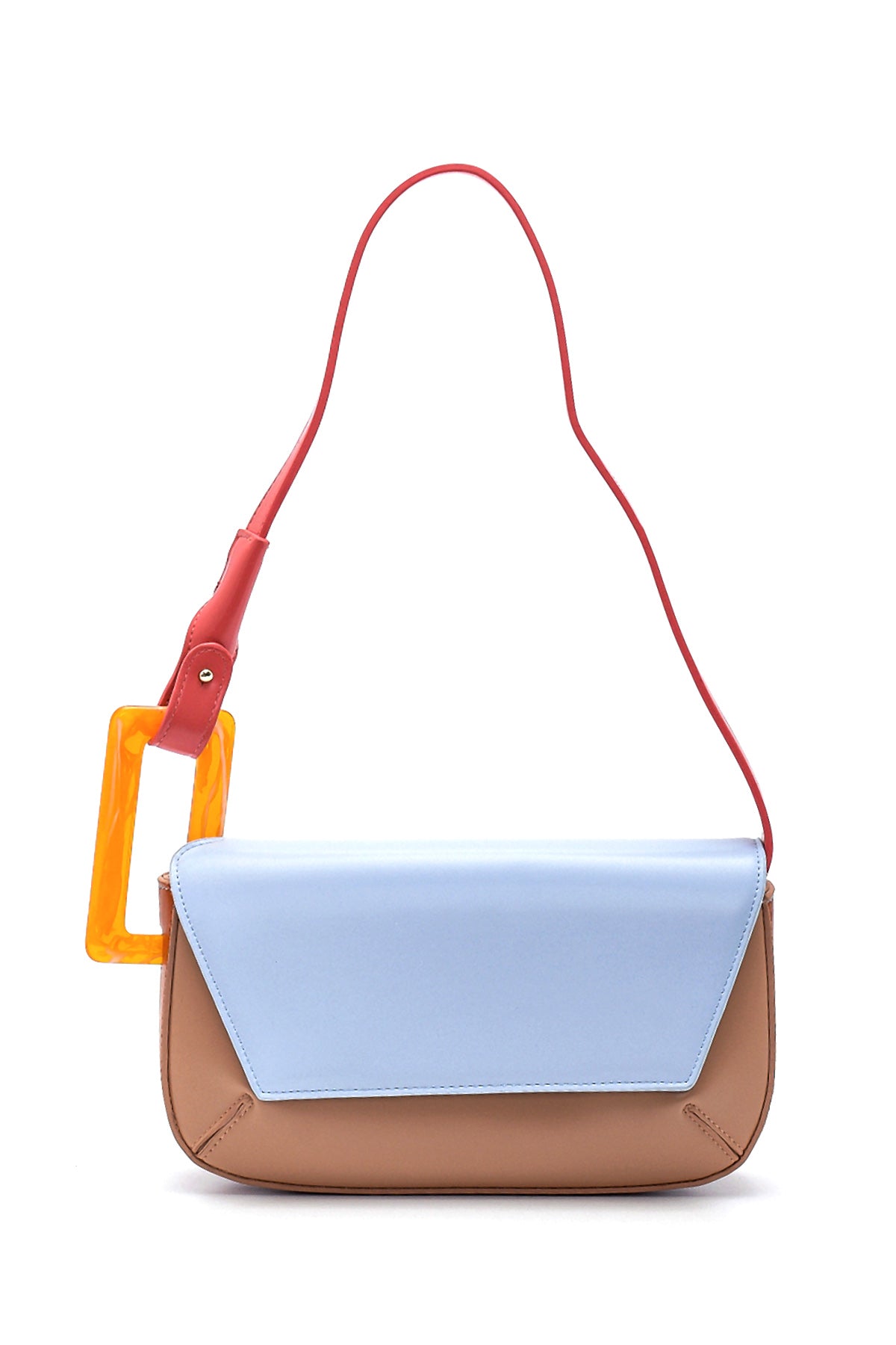 Kadın Çok Renkli Suni Deri Omuz Çantası 21SBD273918 | Derimod