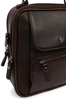 Men's Brown Leather Messenger Bag | Derimod