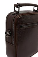 Men's Brown Leather Messenger Bag | Derimod