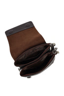 Male Brown Leather Messenger Bag | Derimod