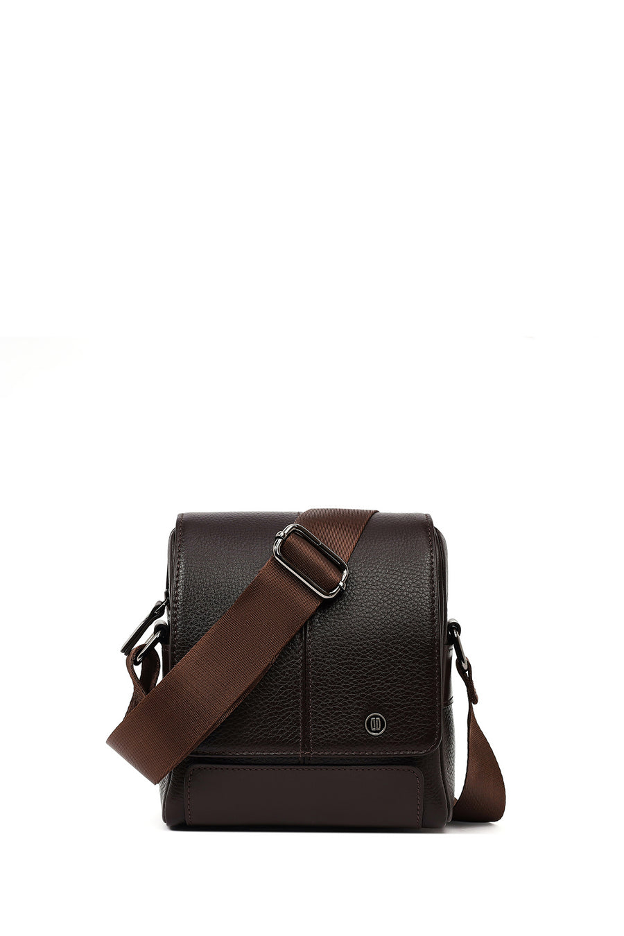 Male Brown Leather Messenger Bag 21SBD310514 | Derimod