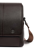 Erkek Kahverengi Deri Postacı Çantası | Derimod