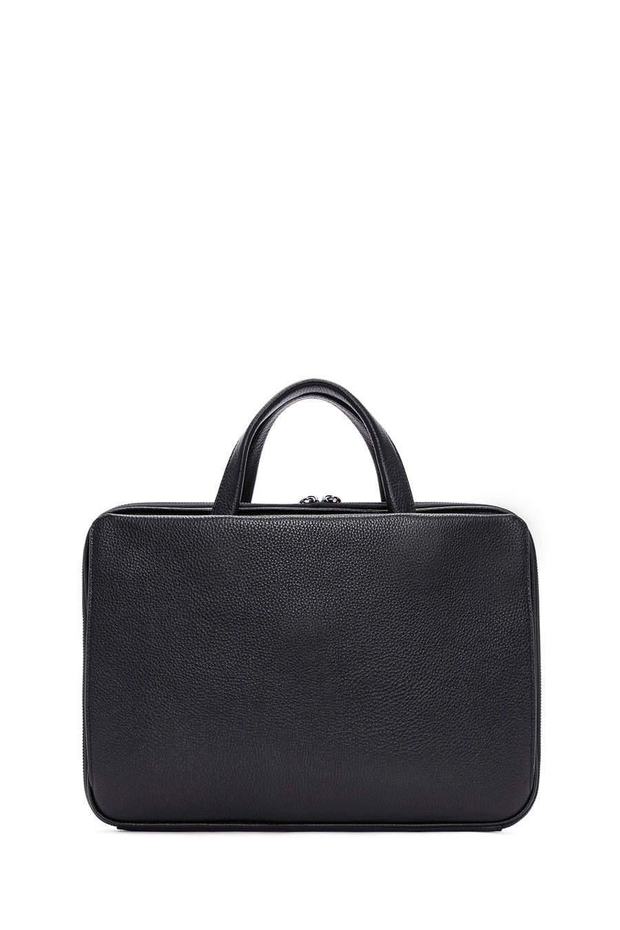 Men's Black Leather Laptop Bag