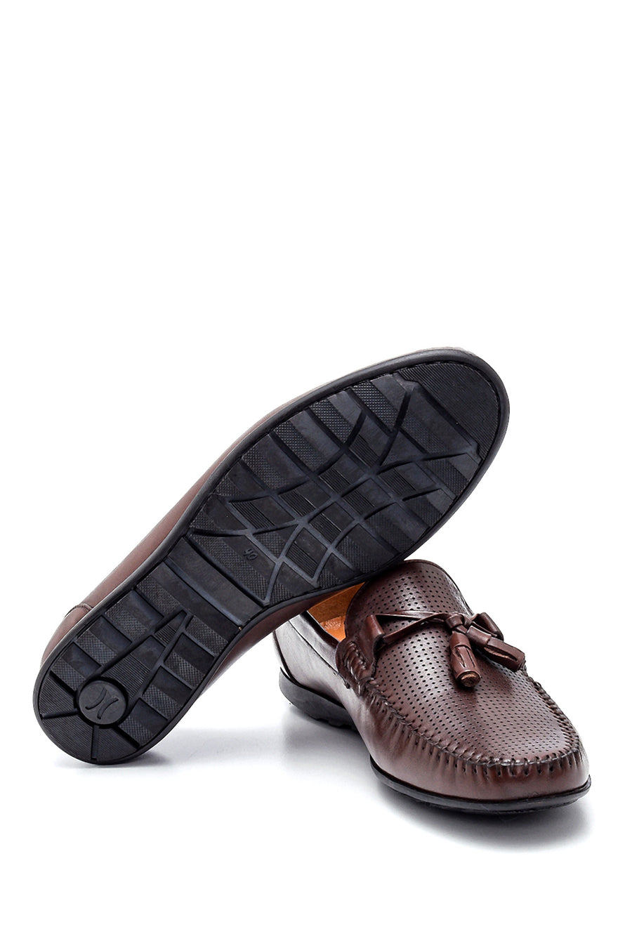 Erkek Deri Püskül Detaylı Loafer