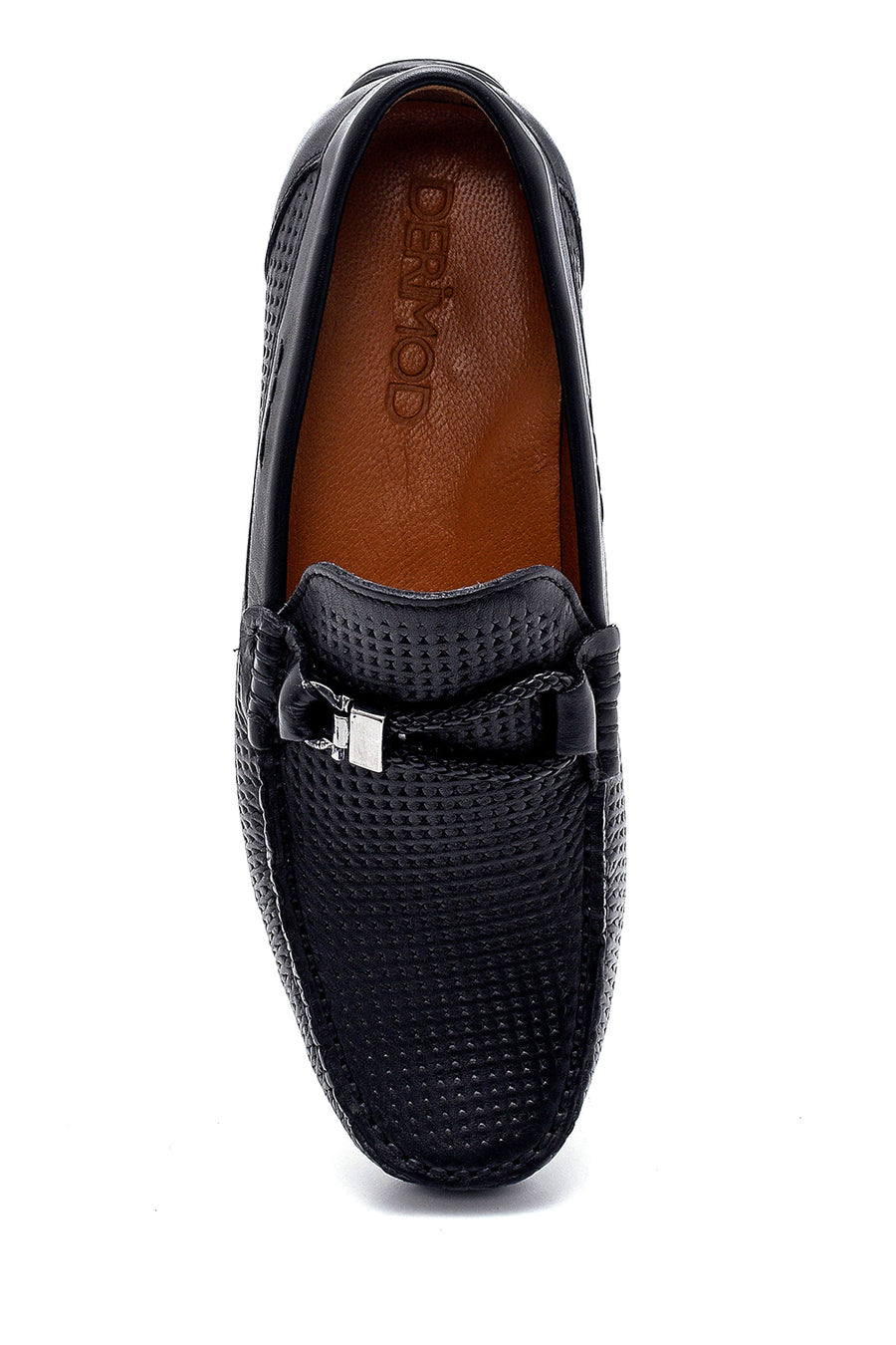 Erkek Deri Baskılı Loafer