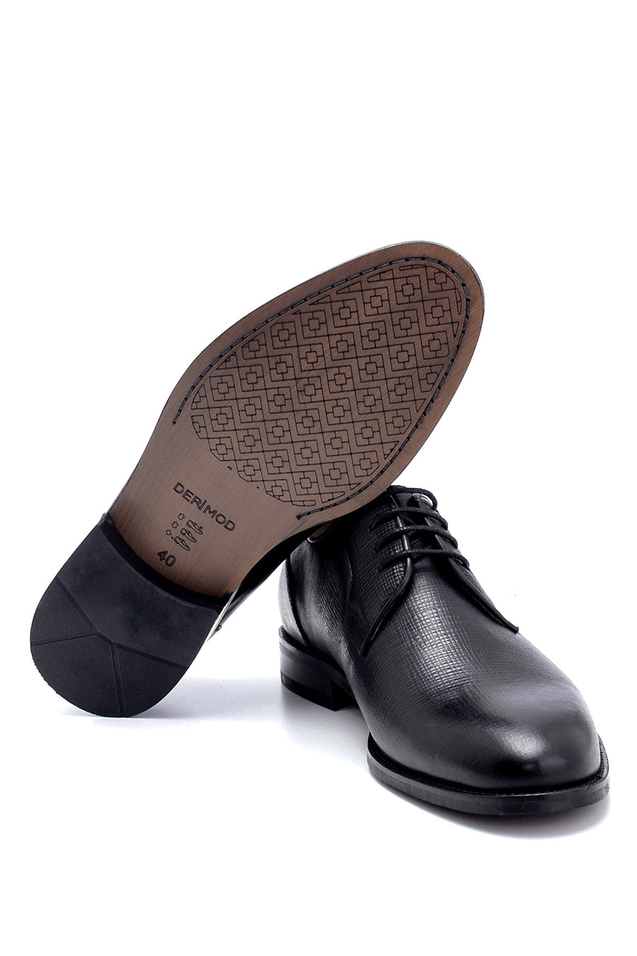 Men's Leather Printed Classic Shoes