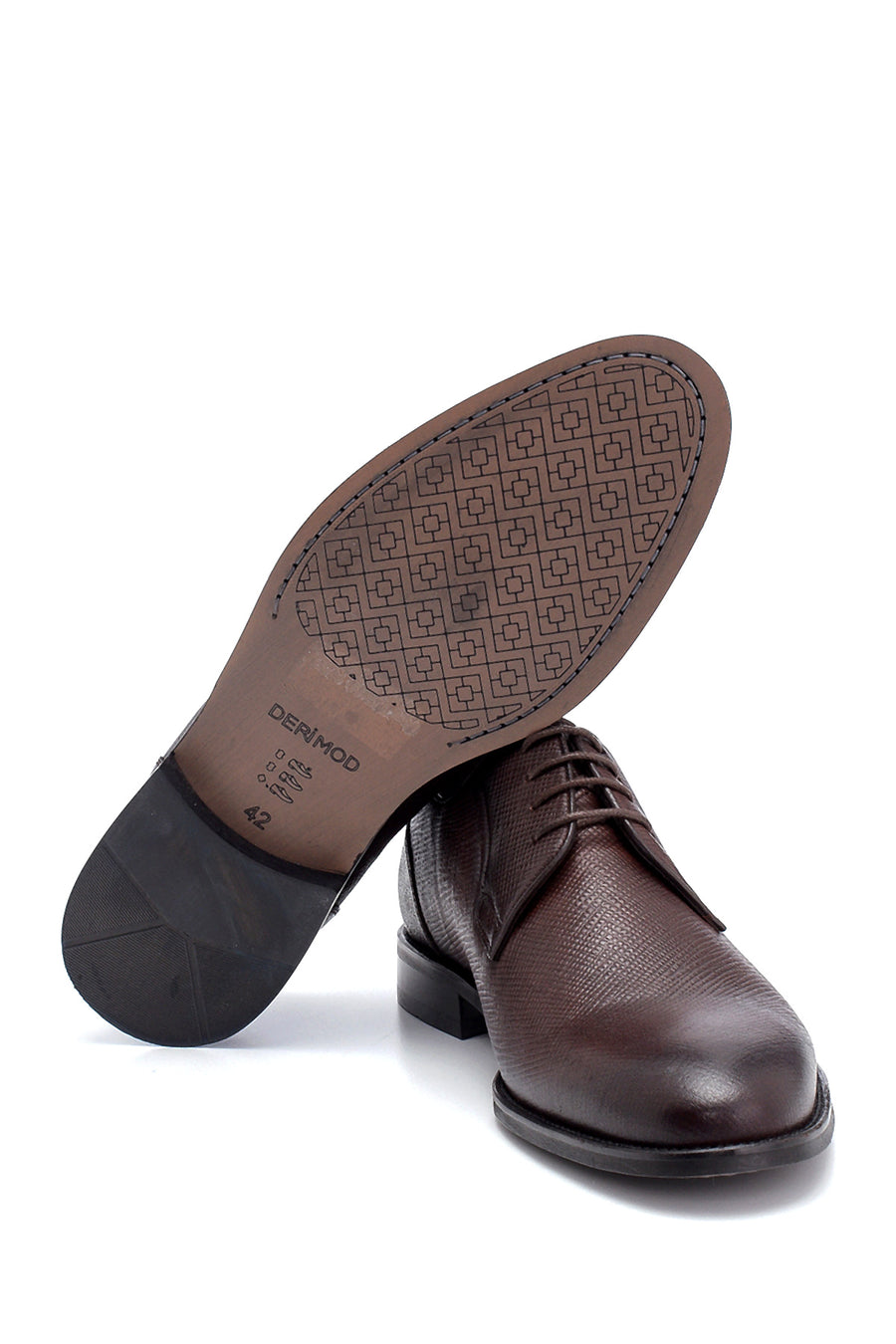 Men's Leather Printed Classic Shoes