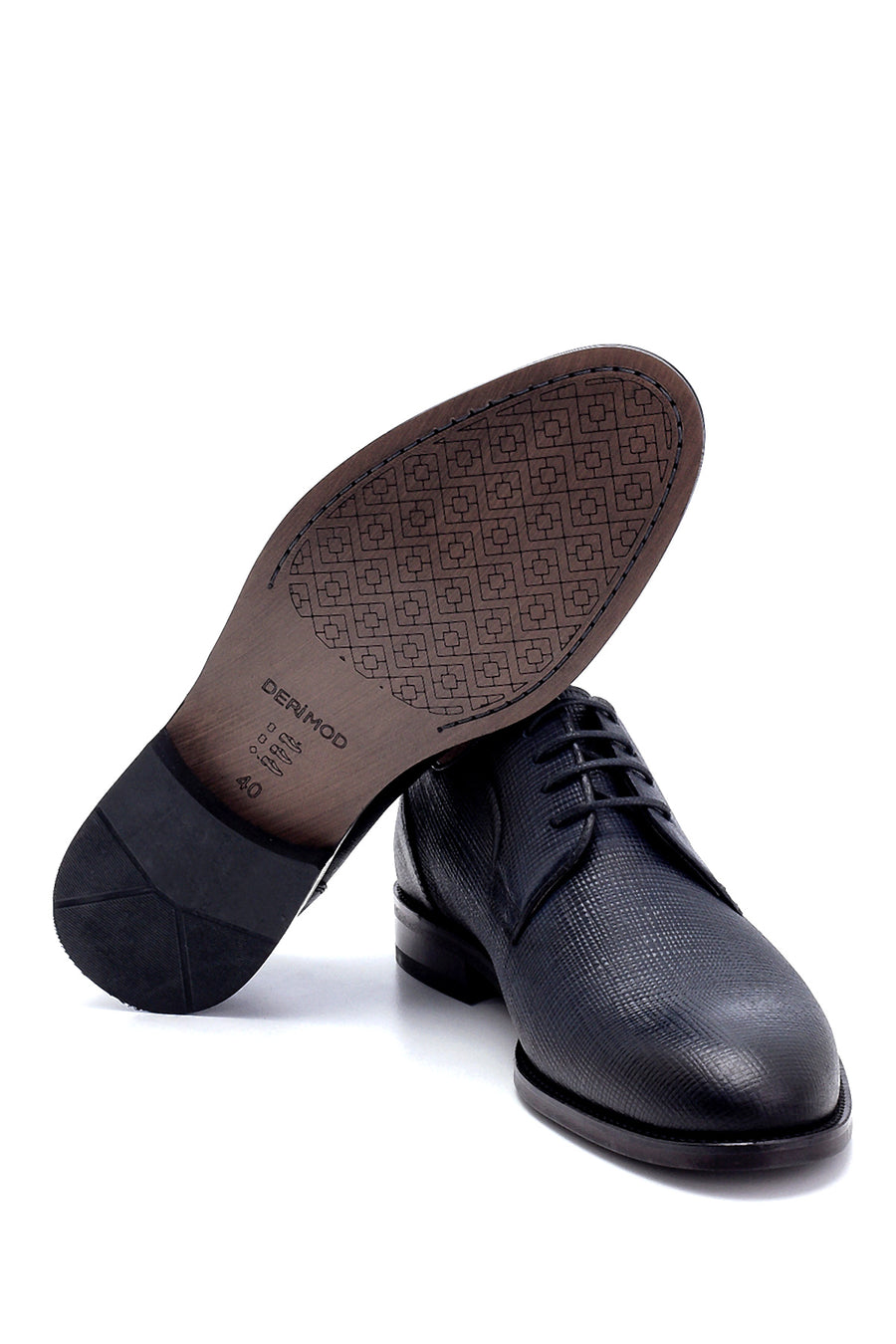 Men's Leather Printed Classic Shoes