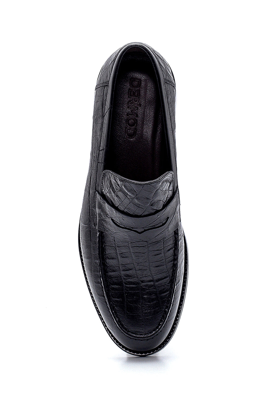 Men's Leather Crocodile Patterned Loafer