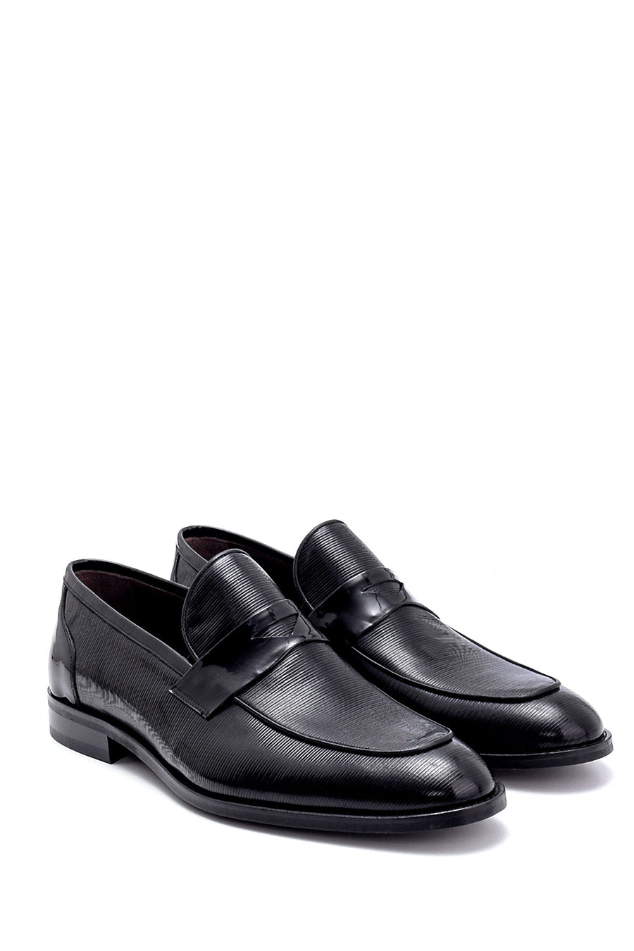 Men's Leather Patent Leather Loafer