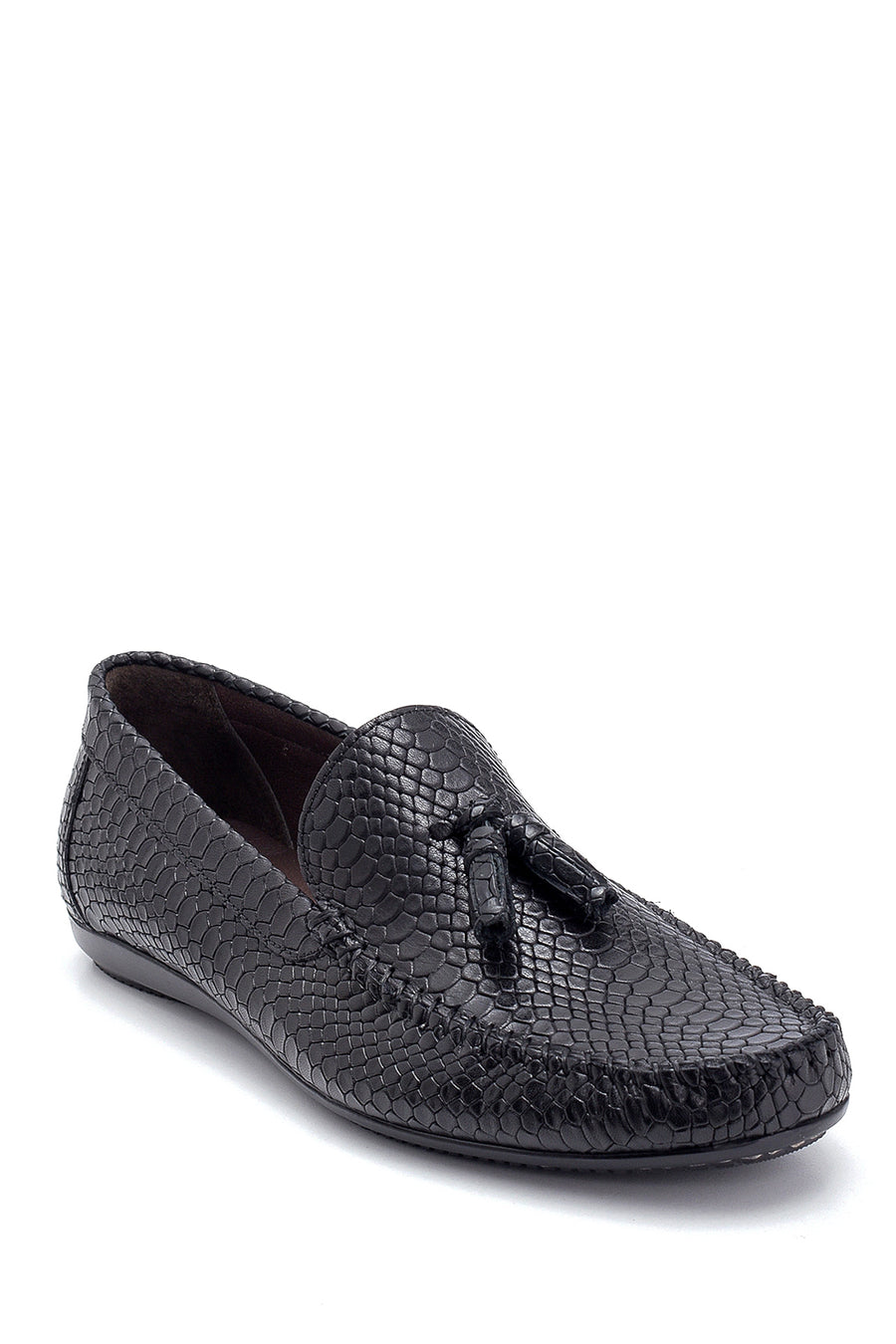 Men's Crocodile Leather Tassel Loafer