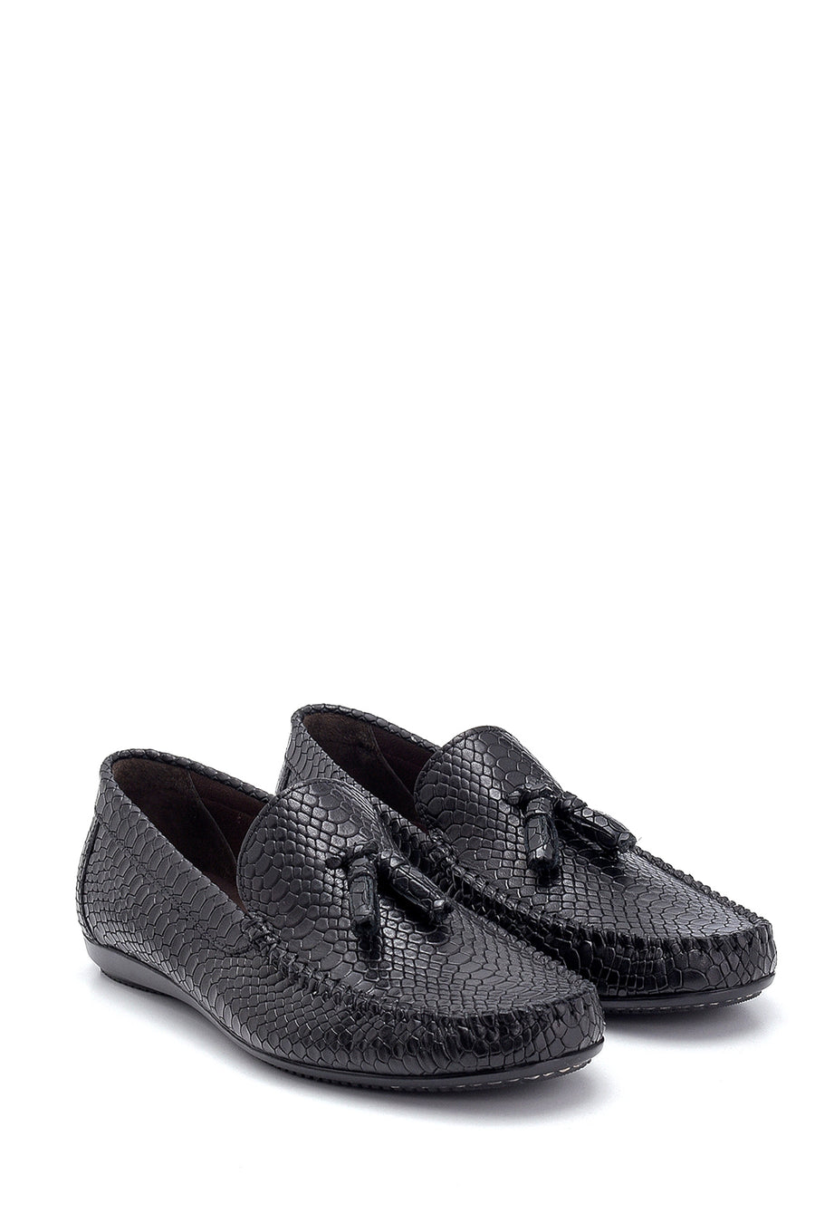 Men's Crocodile Leather Tassel Loafer