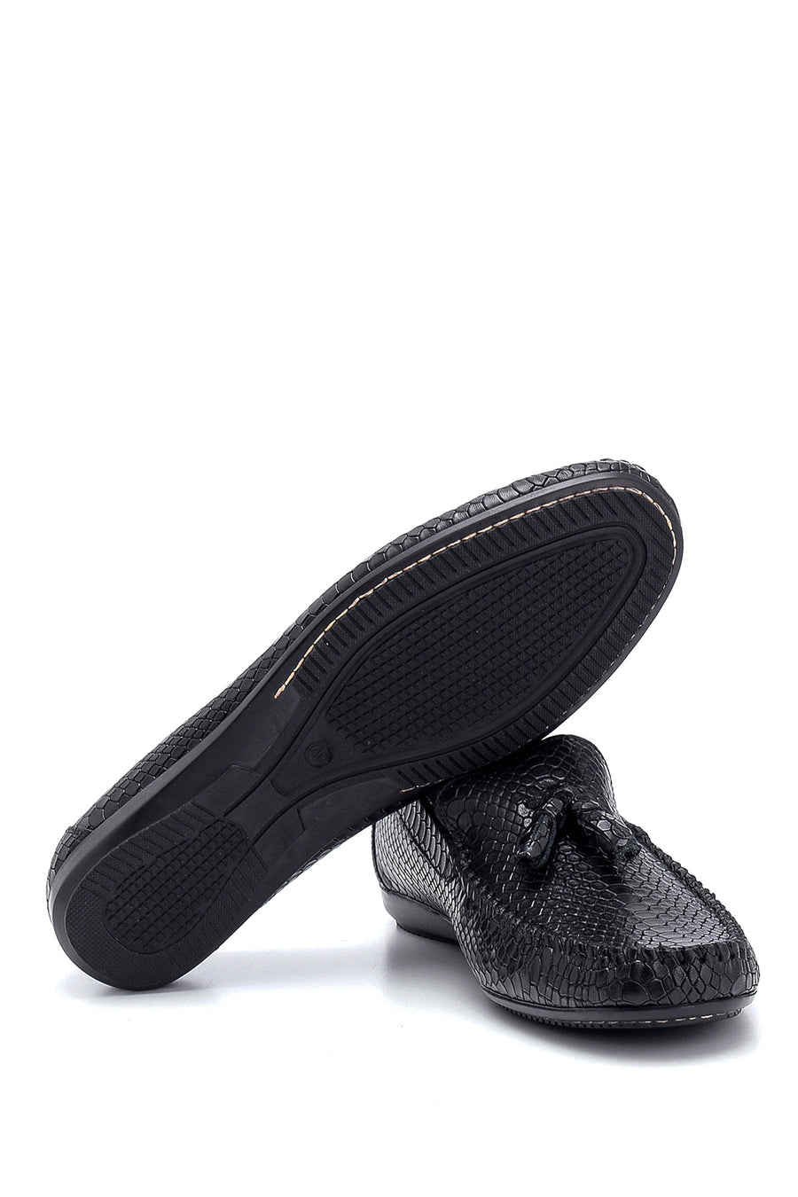 Men's Crocodile Leather Tassel Loafer