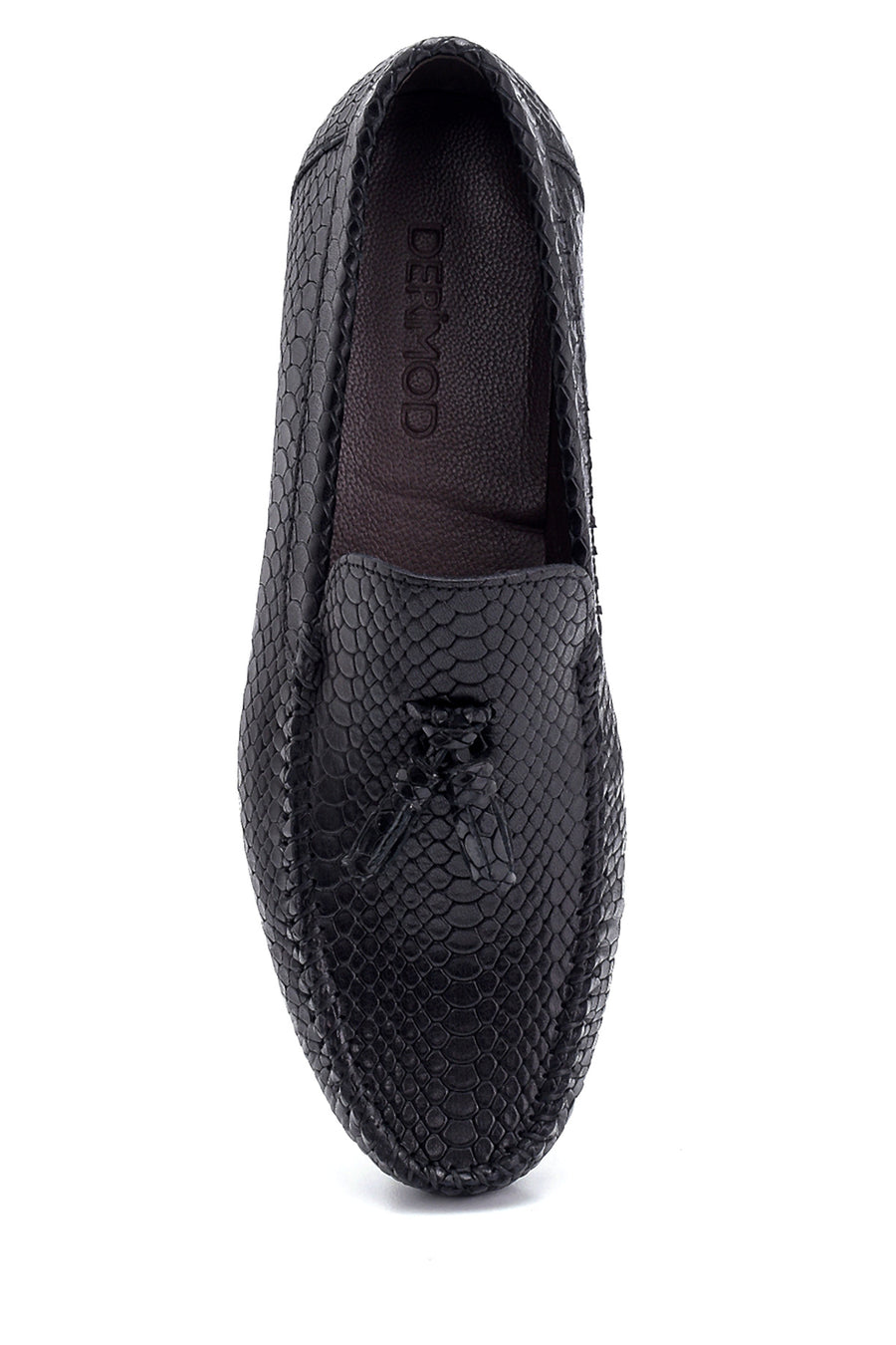 Men's Crocodile Leather Tassel Loafer