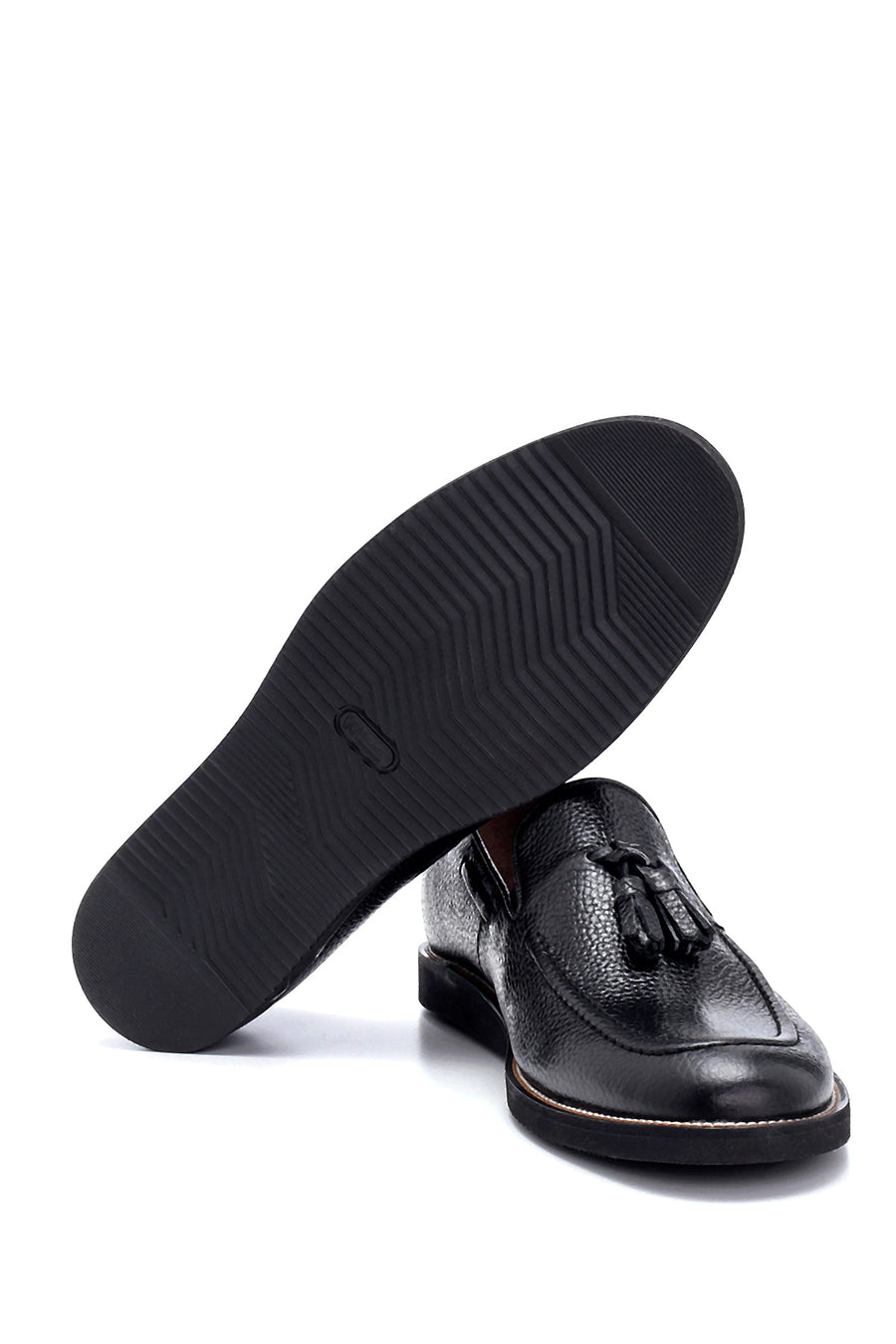 Erkek Deri Püskül Detaylı Loafer