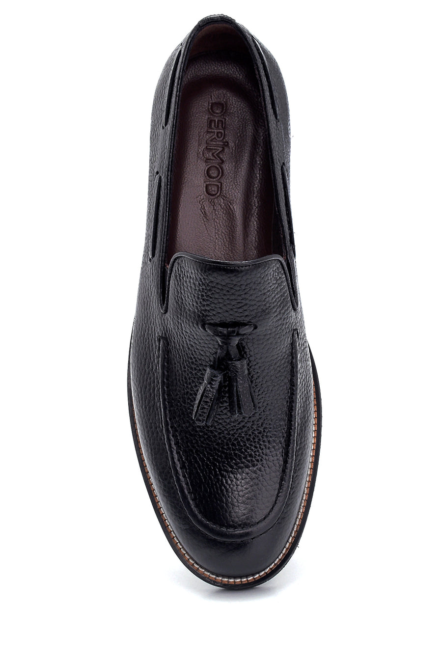 Erkek Deri Püskül Detaylı Loafer