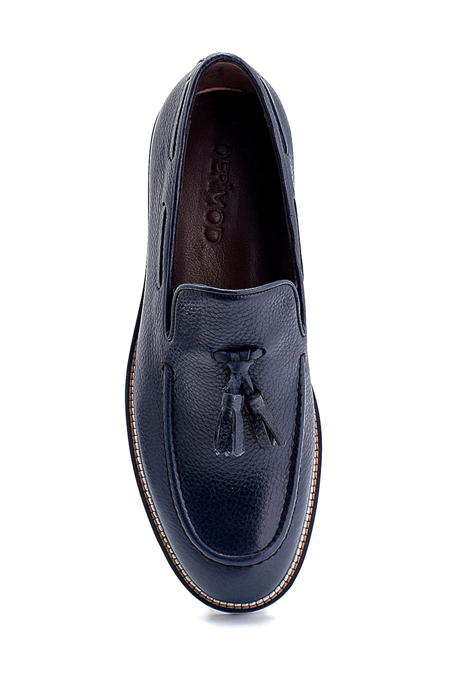 Erkek Deri Püskül Detaylı Loafer