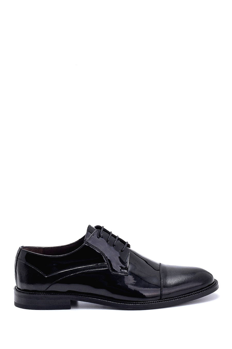 Men's Leather Patent Leather Classic Shoes 21SFD605916 | Derimod