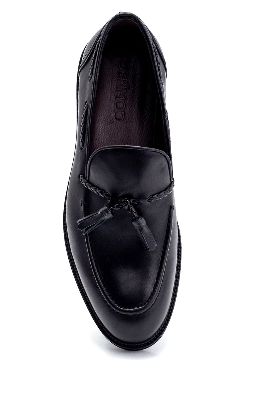 Erkek Deri Püskül Detaylı Loafer