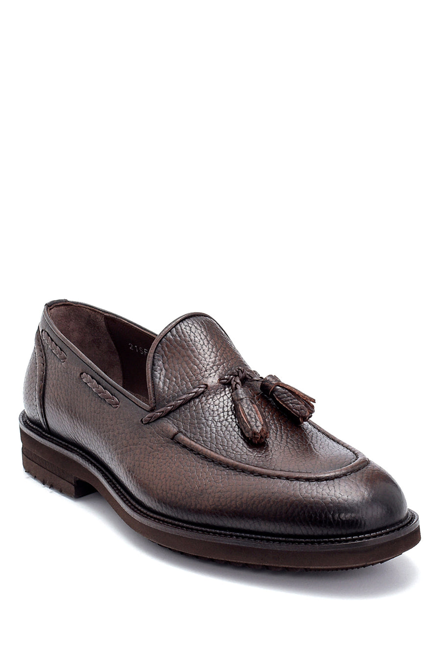 Erkek Deri Püskül Detaylı Loafer