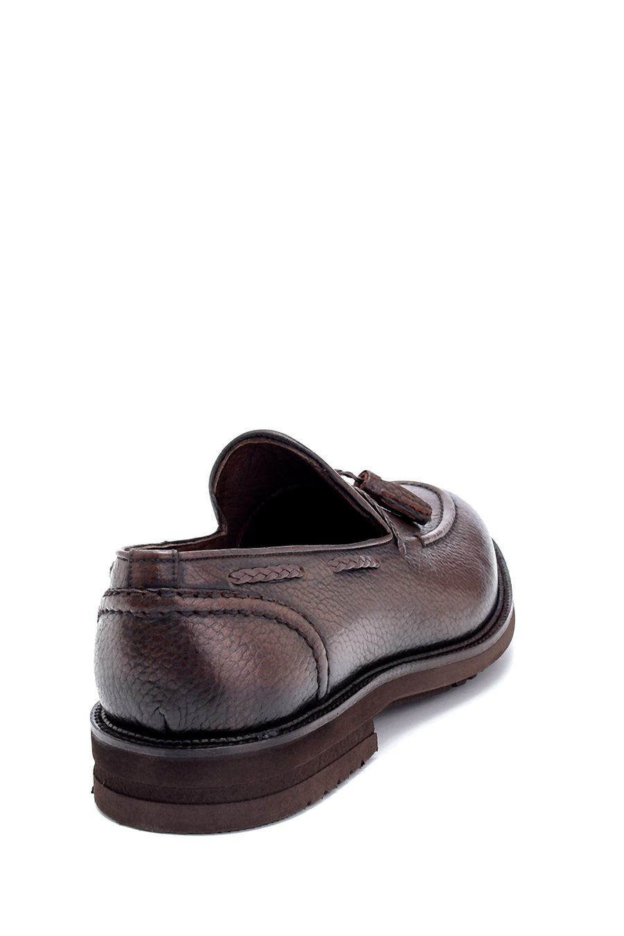 Erkek Deri Püskül Detaylı Loafer