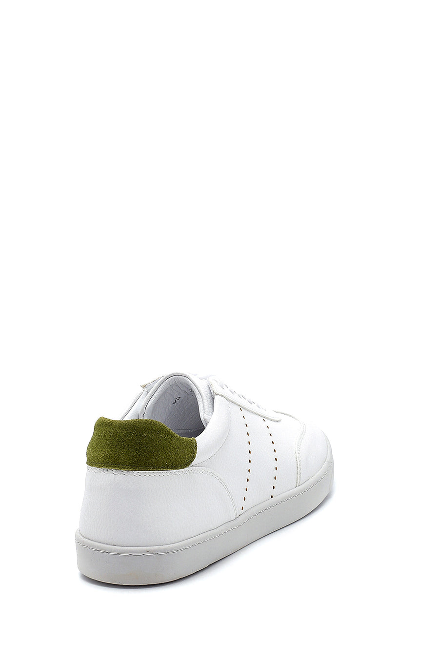 Erkek Süet Detaylı Deri Sneaker