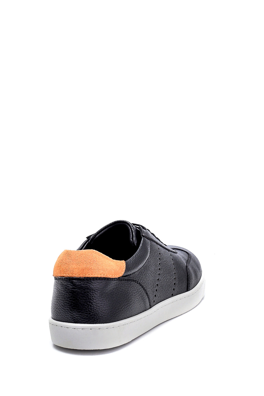 Erkek Süet Detaylı Deri Sneaker