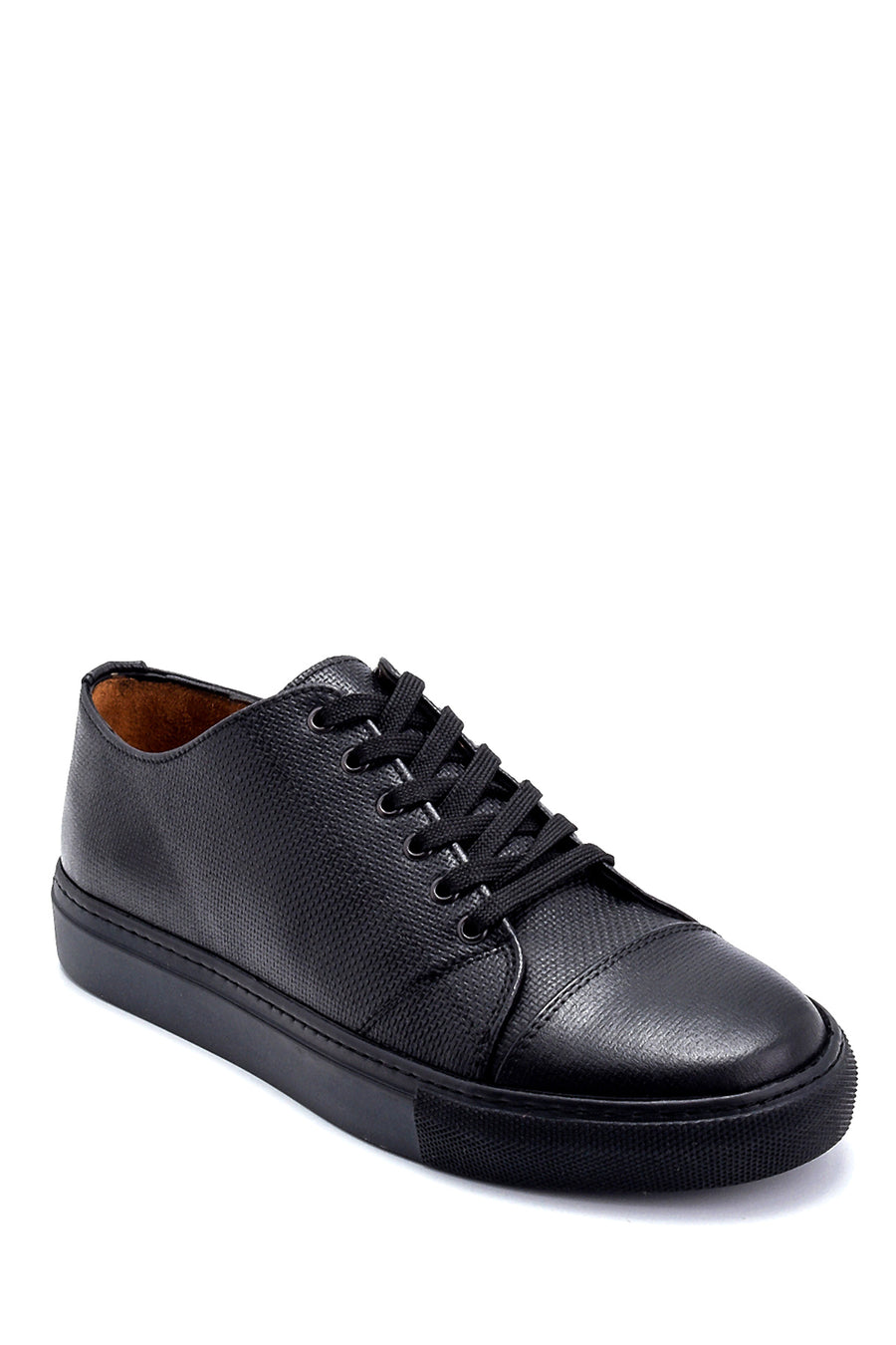 Erkek Deri Baskılı Sneaker