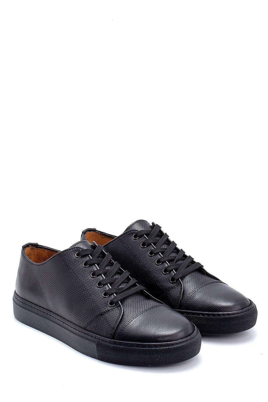Erkek Deri Baskılı Sneaker