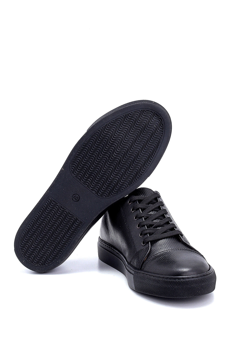 Erkek Deri Baskılı Sneaker