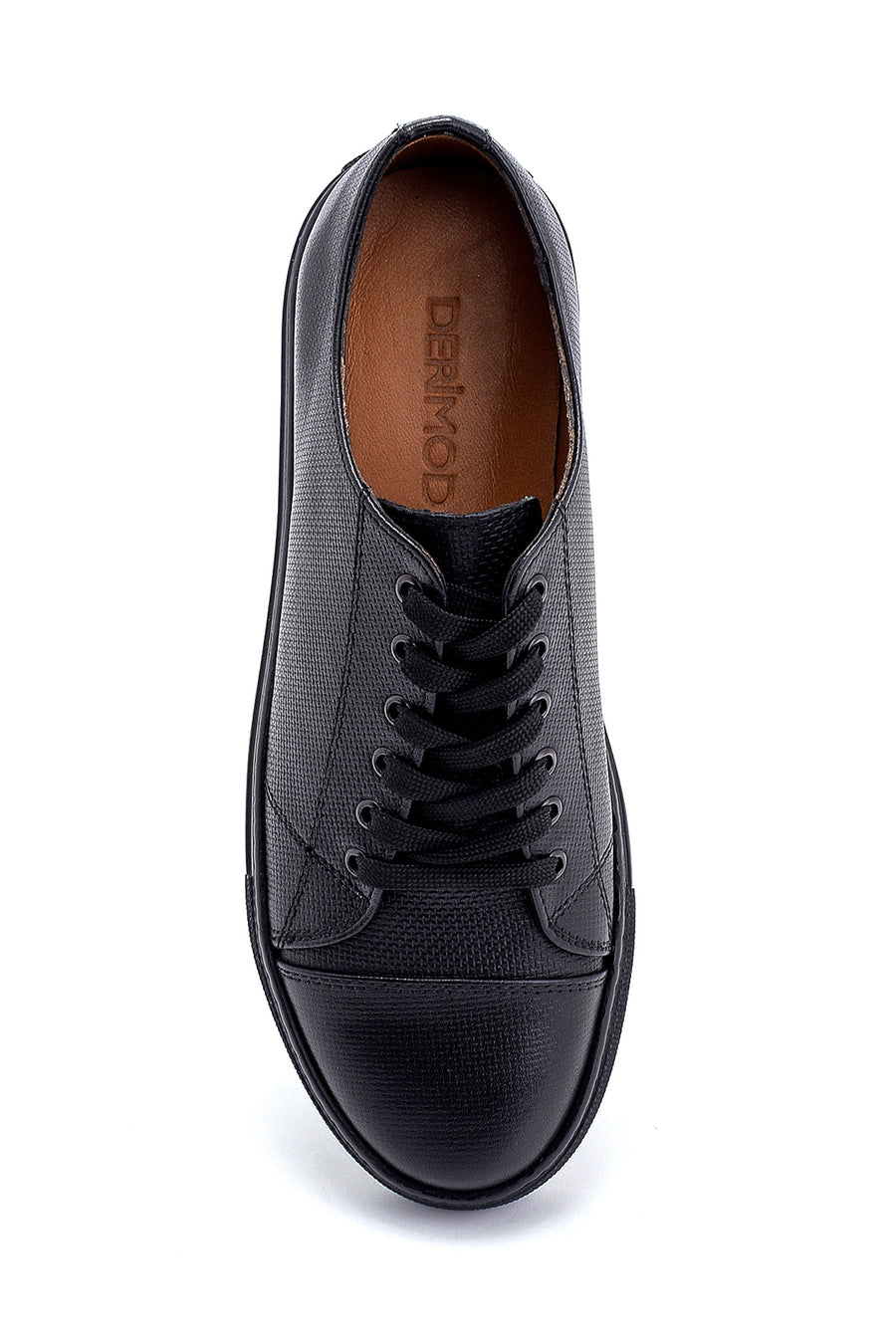 Erkek Deri Baskılı Sneaker