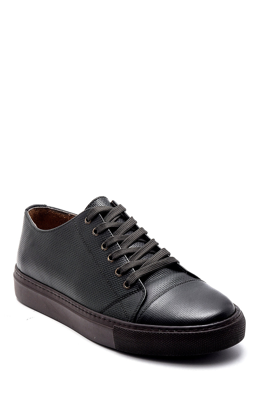 Erkek Deri Baskılı Sneaker