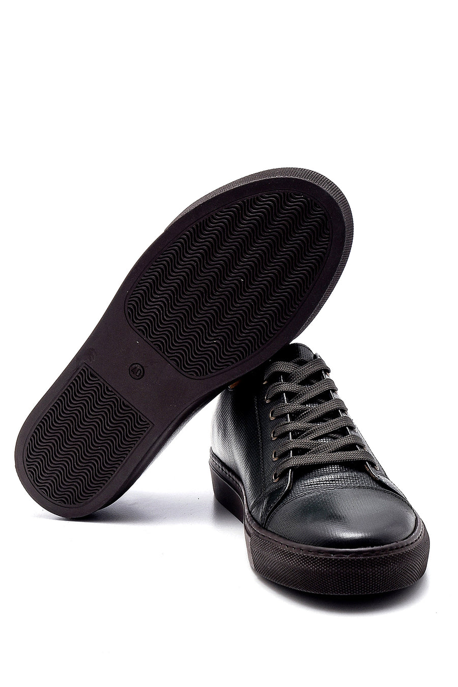 Erkek Deri Baskılı Sneaker