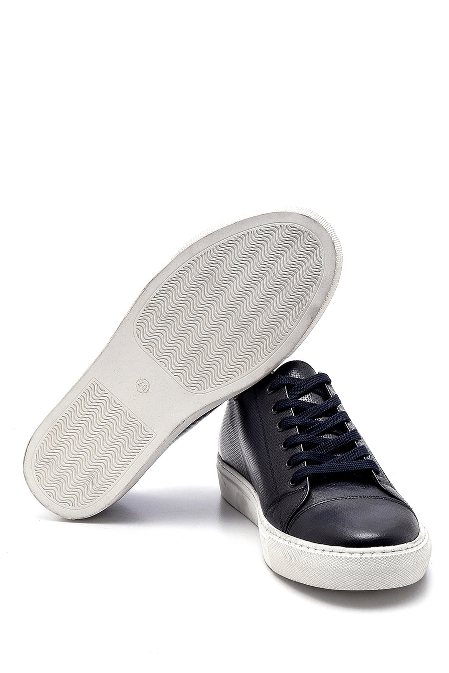 Men's Leather Printed Sneaker