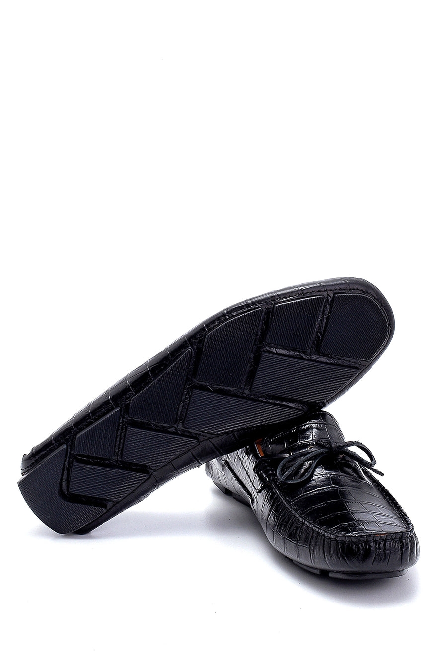 Men's Leather Crocodile Patterned Loafer